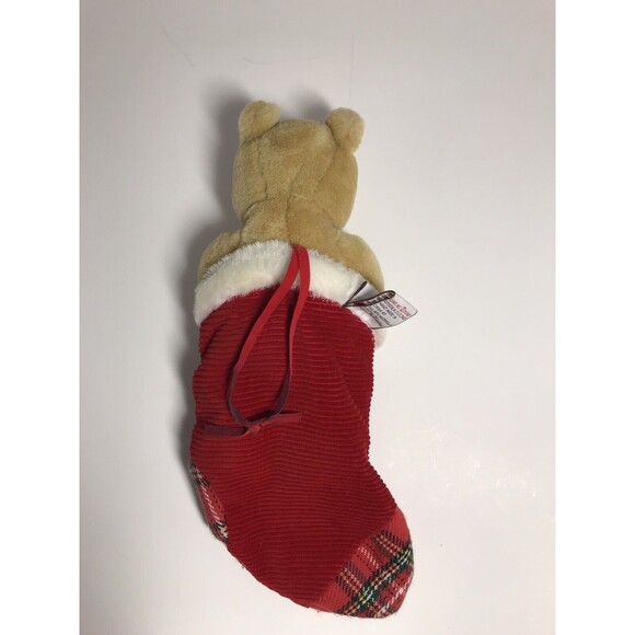 Disney Gund Classic Winnie the Pooh Plush In Christmas Stocking Small 11” - Picture 7 of 12